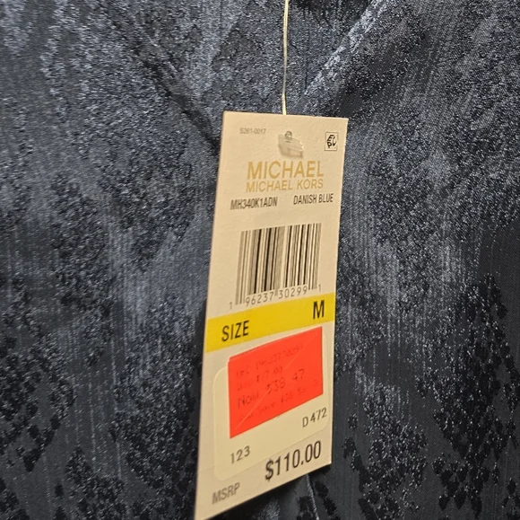 NWT Michael Kors wrap top - Picture 7 of 7